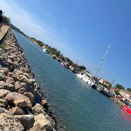 아파트 Le Petit Bora-marseillan -residence Bora Bora-400m D'honneur 마르세이앙